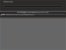 Tablet Screenshot of inteen.com